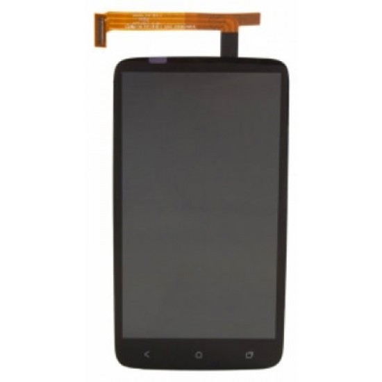 Ohišje HTC Desire X - LCD zaslon + touch enota, črna