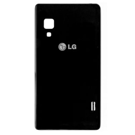 Ohišje LG E460 Optimus L5 II - pokrov baterije, črn