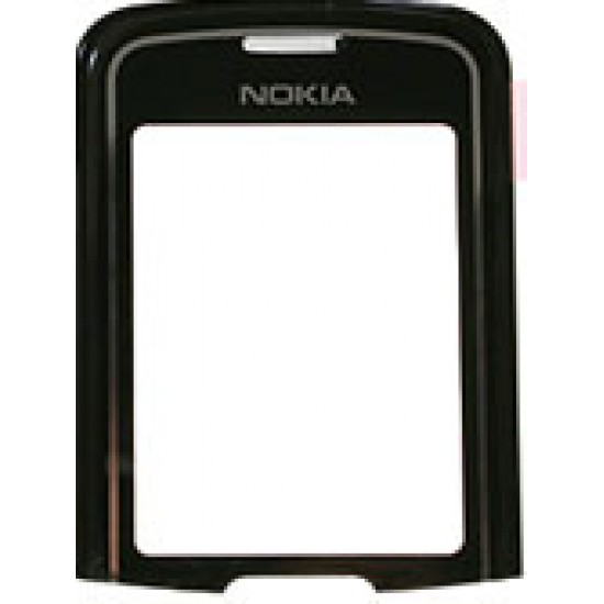 Ohišje Nokia 8600 Luna - pokrov zaslona, črn