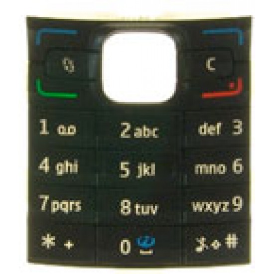 Ohišje Nokia E50 - tipke črne