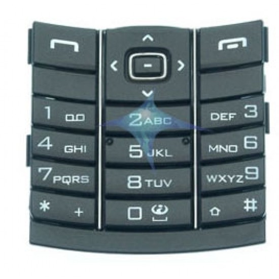 Ohišje Nokia 8800 - tipkovnica, črna