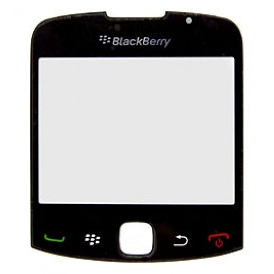 Ohišje Blackberry 9300, 9330 - steklo zaslona, črno