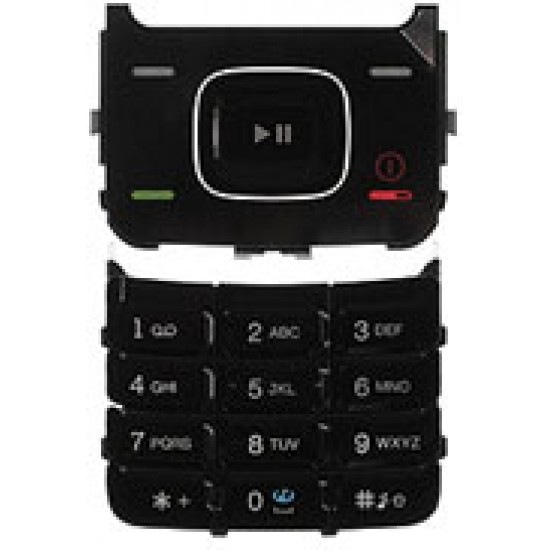 Ohišje Nokia 5610 - tipke, črne