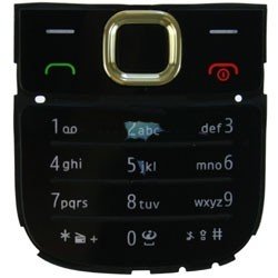 Ohišje Nokia 2700c - tipke zlato-črne Ohišje Nokia 2700c - tipke zlato-črne