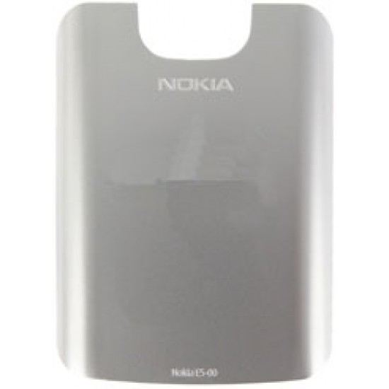 Ohišje Nokia E5 - pokrov baterije srebrn