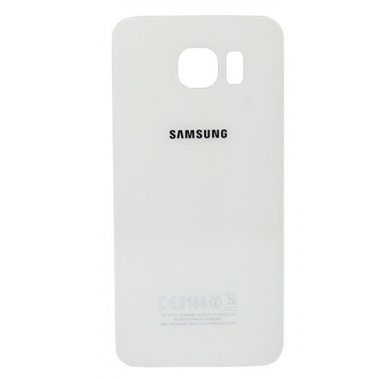 Ohišje Samsung Galaxy S6 G920 - pokrov baterije, bel