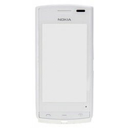 Ohišje Nokia 500 - sprednji del + touch, bel Ohišje Nokia 500 - sprednji del + touch, bel