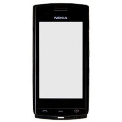 Ohišje Nokia 500 - sprednji del + touch, črn Ohišje Nokia 500 - sprednji del + touch, črn
