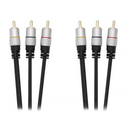 Kabel Blow 3xRCA 1.5m - srebrn Kabel Blow 3xRCA 1.5m - srebrn