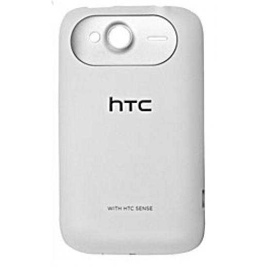 Ohišje HTC Wildfire S - pokrov baterije, bel