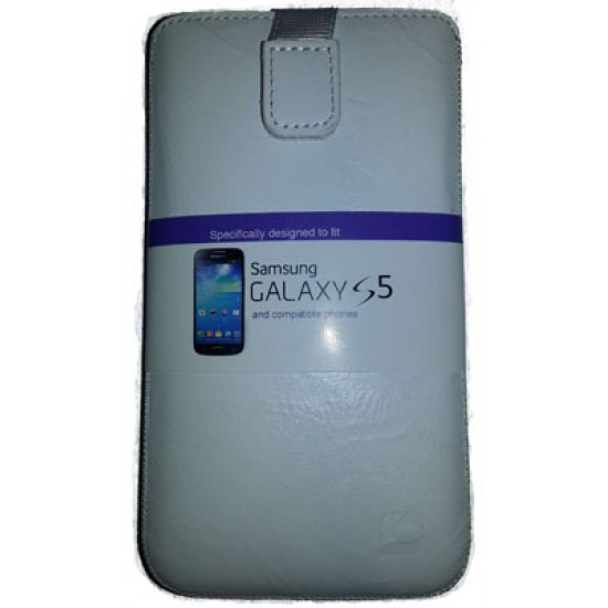 Torbica INDIGO Wash za Galaxy S5 - bela - žepek za telefon, dimenzije telefona do 142 x 72 x 8.1mm Torbica INDIGO Wash za Galaxy S5 - bela - žepek za telefon, dimenzije telefona do 142 x 72 x 8.1mm