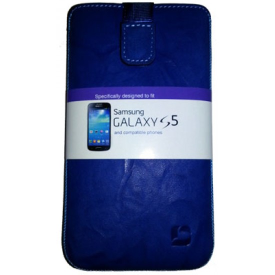 Torbica INDIGO Wash za Galaxy S5 - modra - žepek za telefon, dimenzije telefona do 142 x 72 x 8.1mm Torbica INDIGO Wash za Galaxy S5 - modra - žepek za telefon, dimenzije telefona do 142 x 72 x 8.1mm