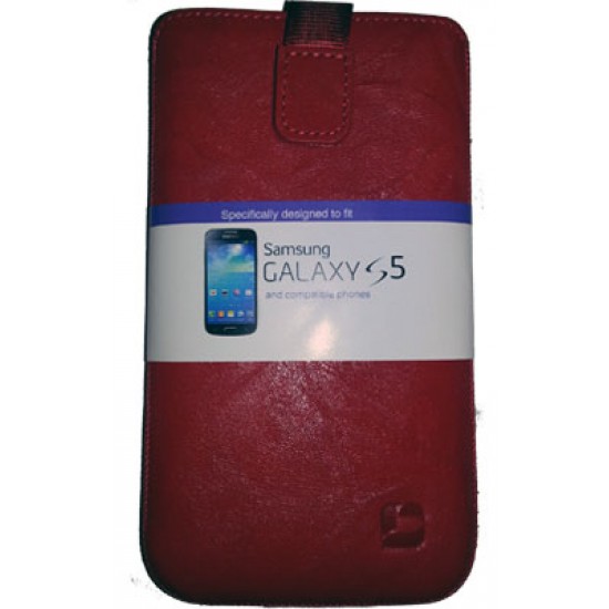 Torbica INDIGO Wash za Galaxy S5 - rdeča - žepek za telefon, dimenzije telefona do 142 x 72 x 8.1mm Torbica INDIGO Wash za Galaxy S5 - rdeča - žepek za telefon, dimenzije telefona do 142 x 72 x 8.1mm