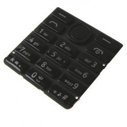 Ohišje Nokia 206 - tipkovnica, črna Ohišje Nokia 206 - tipkovnica, črna