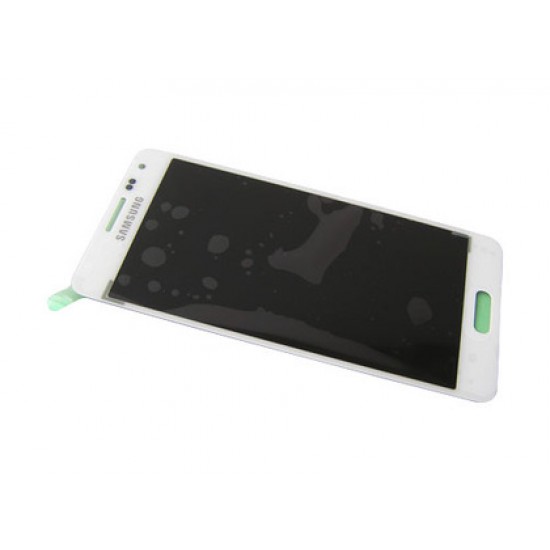 Ohišje Samsung Galaxy Alpha G850 - LCD + touch enota, bela