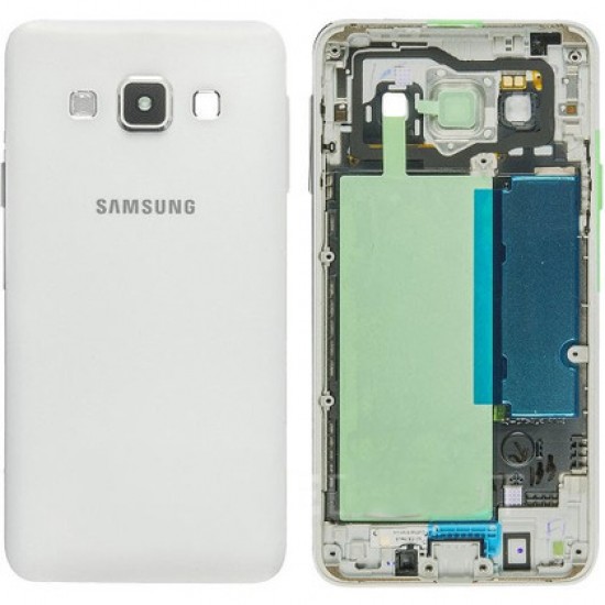 Ohišje Samsung Galaxy A3 A300 - pokrov baterije, bel