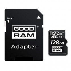 Spominska kartica Goodram Micro SD 128GB Class 10 UHS-I + adapter SD Spominska kartica Goodram Micro SD 128GB Class 10 UHS-I + adapter SD