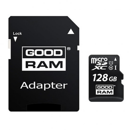 Spominska kartica Goodram Micro SD 128GB Class 10 UHS-I + adapter SD