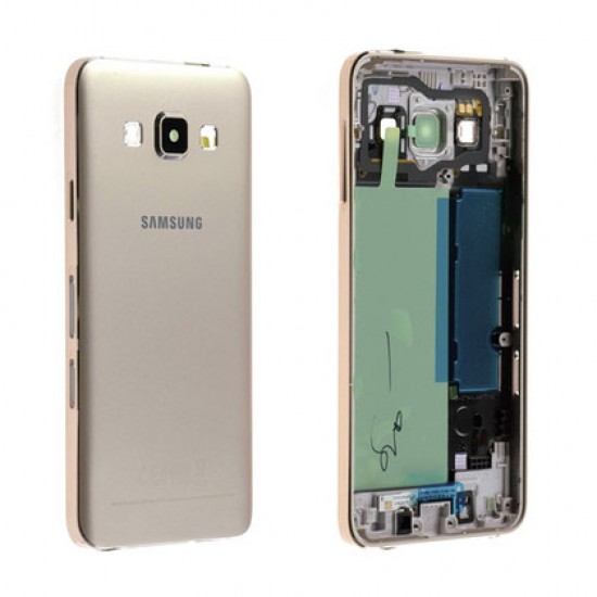 Ohišje Samsung Galaxy A3 A300 - pokrov baterije, zlat