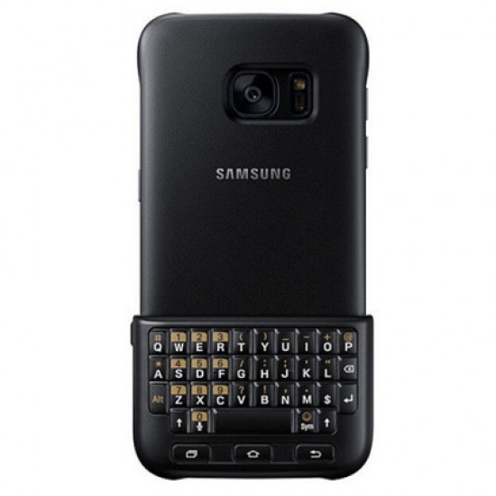 Samsung Keyboard Cover QWERTY EJ-CG930U za Galaxy S7 G930 - zaščitni ovitek s tipkovnico, črn