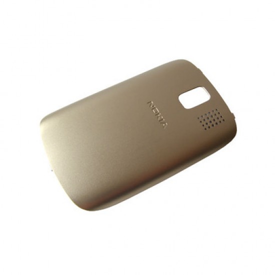 Ohišje Nokia Asha 302 - pokrov baterije, zlat
