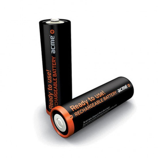 Baterija ACME AA 2600 mAh, polnilna (2kos)