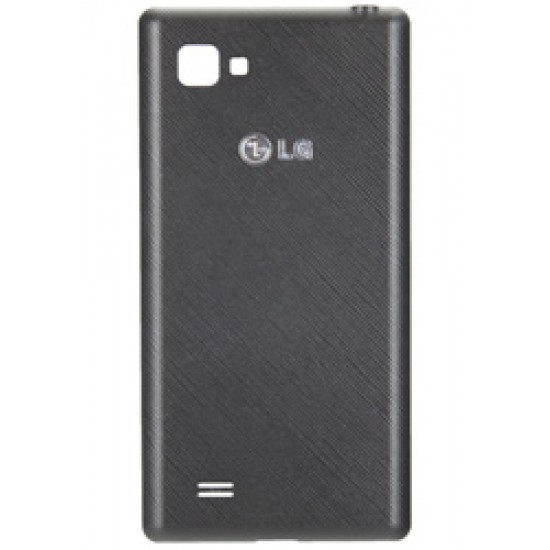 Ohišje LG P880 Optimus 4XHD - pokrov za baterijo, črn
