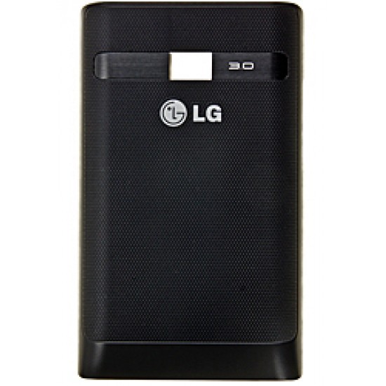 Ohišje LG E400 Optimus L3 - pokrov baterije, črn