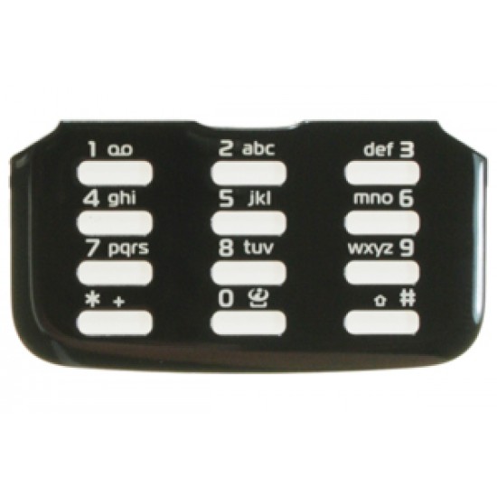 Ohišje Nokia N82 - pokrov tipkovnice, črn