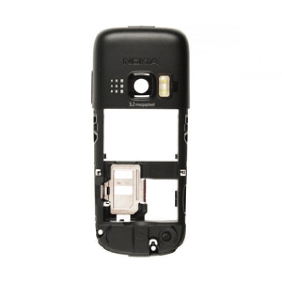 Ohišje Nokia 6303c - sredinski del, matirano črn Ohišje Nokia 6303c - sredinski del, matirano črn