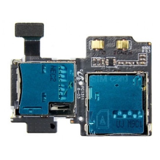 Ohišje Samsung Galaxy S4 i9505 - čitalec SIM in micro SD kartic