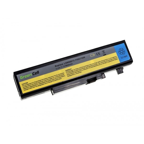 Green Cell baterija za Lenovo IdeaPad Y450 Y450A Y450G Y550 Y550A Y550P / 11,1V 6600mAh Green Cell baterija za Lenovo IdeaPad Y450 Y450A Y450G Y550 Y550A Y550P / 11,1V 6600mAh