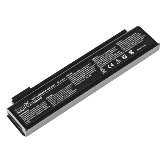 Green Cell baterija za MSI Megabook ER710 ER710X L730 L735 L740 / 11,1V 4400mAh