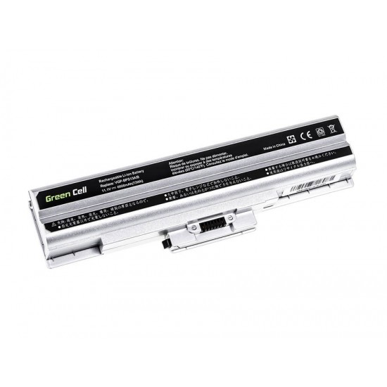 Green Cell baterija za Sony Vaio VGP-BPS13 VGP-BPS21 (silver) / 11,1V 6600mAh