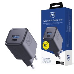 3MK Hyper Charger 33W USB-C črn