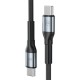3MK Hyper kabel N-SERIES USB-C v USB-C 1m 100W črn 3MK Hyper kabel N-SERIES USB-C v USB-C 1m 100W črn
