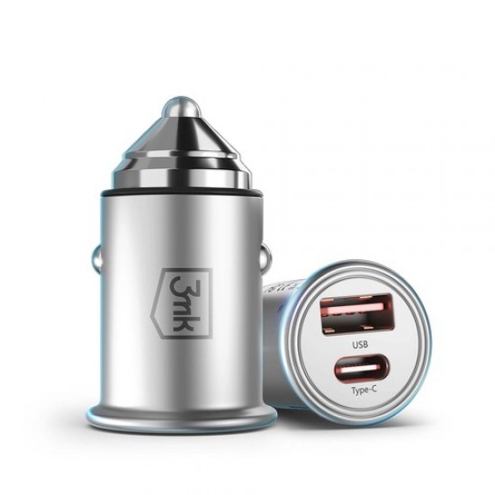3MK avto polnilec Hyper 45W USB-C USB-A 3MK avto polnilec Hyper 45W USB-C USB-A