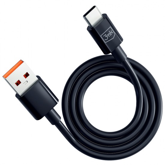 3MK Hyper Cable USB-A na USB-C 1.2m 3A črn