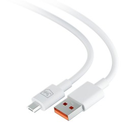 3MK Hyper Cable Micro USB 1.2m 5V 2,4A Bel 3MK Hyper Cable Micro USB 1.2m 5V 2,4A Bel