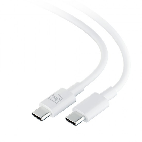 3MK Hyper Kabel USB-C v USB-C 100W bel