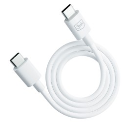 3MK Hyper Kabel USB-C v USB-C 100W bel 3MK Hyper Kabel USB-C v USB-C 100W bel