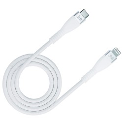 3MK Hyper Kabel USB-C v lightning MFI 20W 3A 100cm, bel 3MK Hyper Kabel USB-C v lightning MFI 20W 3A 100cm, bel