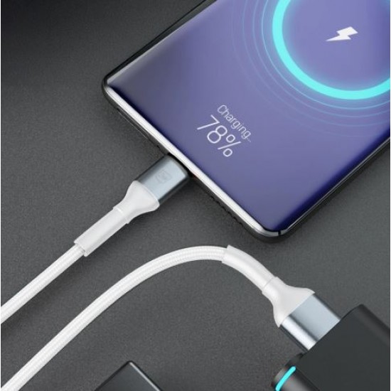 3MK Hyper kabel N-SERIES USB-A v USB-C 1m bel