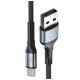 3MK Hyper kabel N-SERIES USB-A v USB-C 2m črn