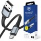 3MK Hyper kabel N-SERIES USB-A v MICRO 1m črn