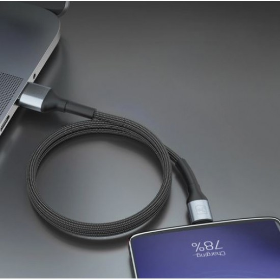 3MK Hyper kabel N-SERIES USB-A v MICRO 1m črn