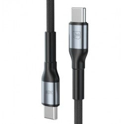 3MK Hyper kabel N-SERIES USB-C v USB-C 2m črn