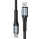 3MK Hyper kabel N-SERIES USB-C v USB-C 2m črn
