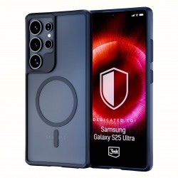 Ovitek satin armor MagCase za Samsung Galaxy S25 Ultra - črn, prozoren Ovitek satin armor MagCase za Samsung Galaxy S25 Ultra - črn, prozoren
