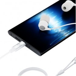 3MK žične slušalke USB-C - bele